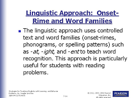 linguistic approach